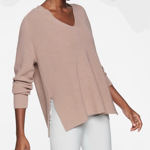 Athleta Sweaters - Athleta Mauve Switchback Pullover Sweater Sz Small